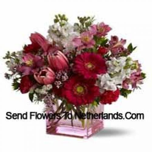 Beautiful Assorted Flowers in Vase